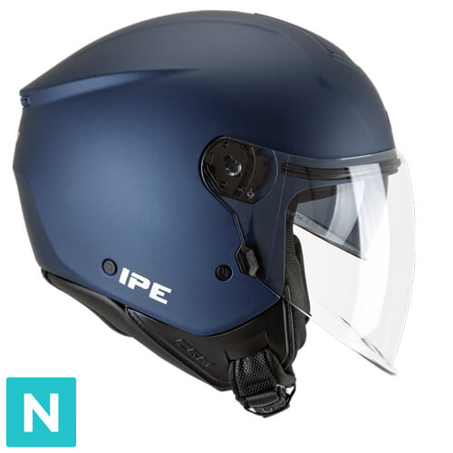 [126A-BLV-06 A1] Casco Jet CGM 126A IPE Mono Azul Satinado (XS)