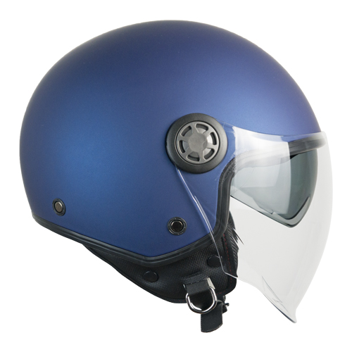 [1SHA-ALV-06 A1] Casco Jet CGM 1SHA ZEN Mono Azul Satinado (XS)