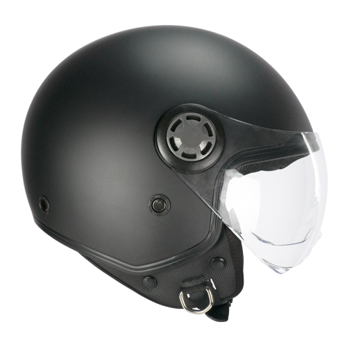 [1SHE-ASA-01 A1] Casco Jet CGM 1SHE ZEN Basic Negro Mate (XS)