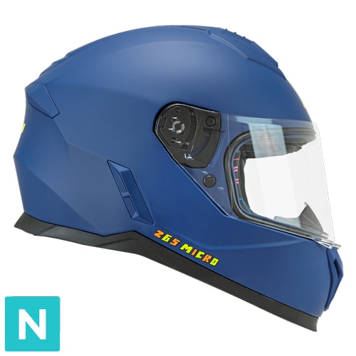 [265A-BLA-06 YE] Casco Infantil CGM 265A Micro Mono Azul Mate (YXL)