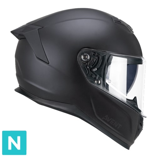 [361A-ALV-01 A1] Casco Integral CGM 361A Avent Fibra Mono Negro Mate (XS)