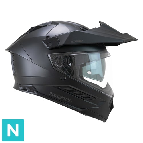 Casco Integral CGM 366A Dual Mono Negro Mate