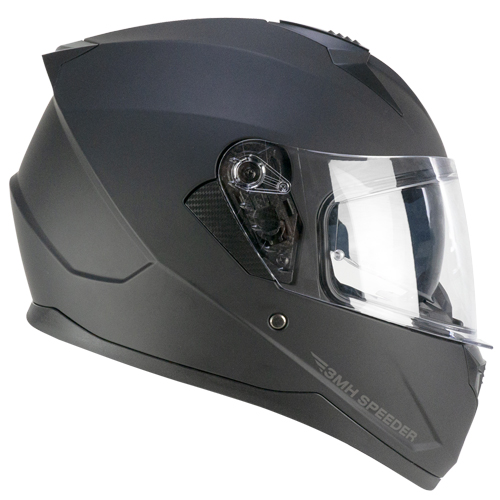 [3MHA-ALV-01 A1] Casco Integral CGM 3MHA Speeder Mono Negro Mate (XS)