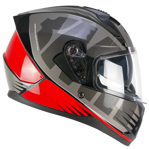 Casco Integral CGM 3MHG Speeder Sport Gris Rojo