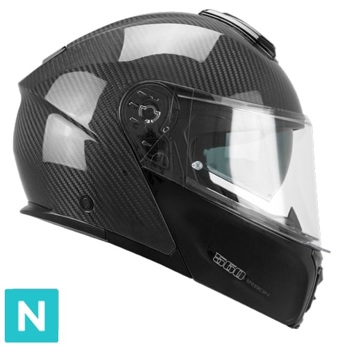 [560C-ALV-83 A1] Casco Modular CGM 560C MAD PRO Carbono Negro (XS)