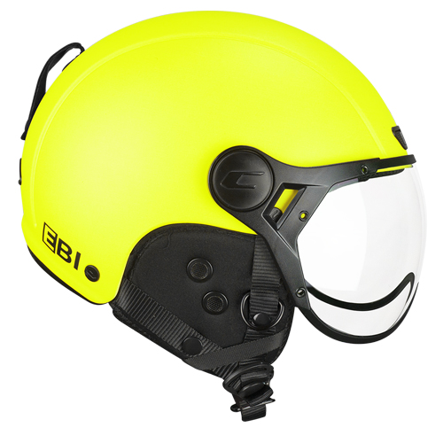 [801A-BSA-19 A0] Casco CGM 801A EBI Mono Amarillo Flúor Mate (XXS)