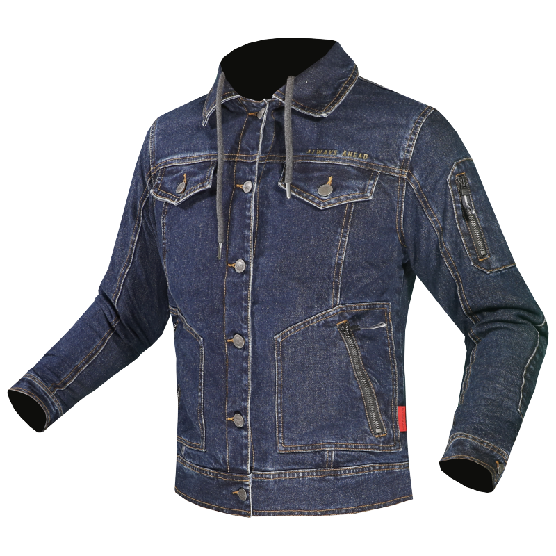 [64170C0123S] Chaqueta Moto LS2 Oaky Hombre Oscuro Azul (S)
