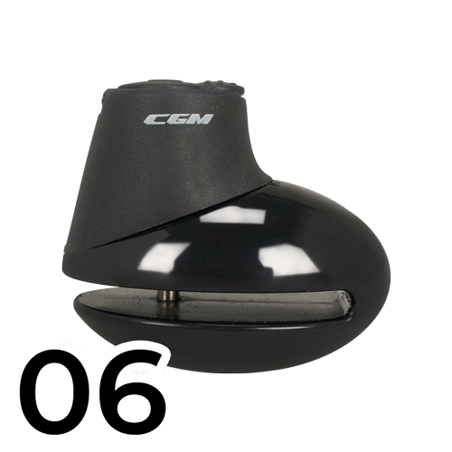 [K-Z14A-BAA-01-06A] CGM Bloccadisco Z14 Mini-dj Negro
