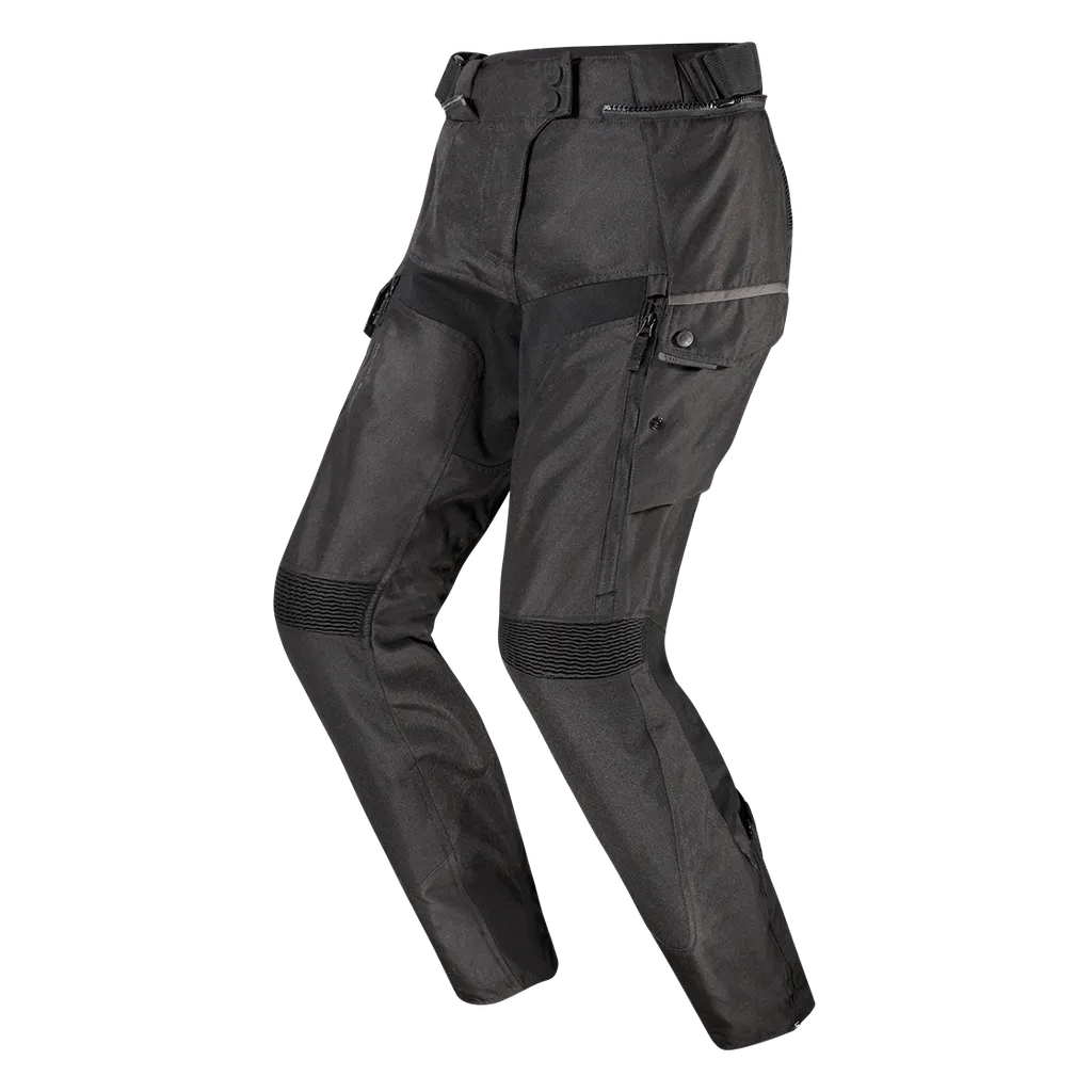 [65100W2007XS] Pantalón Moto LS2 Travel Mujer Negro Oscuro Gris Long (XS)