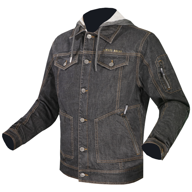 [64170C0112S] Chaqueta Moto LS2 Oaky Hombre Negro (S)