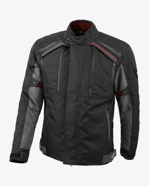 Chaqueta de Invierno By City Africa Short Hombre Black+red