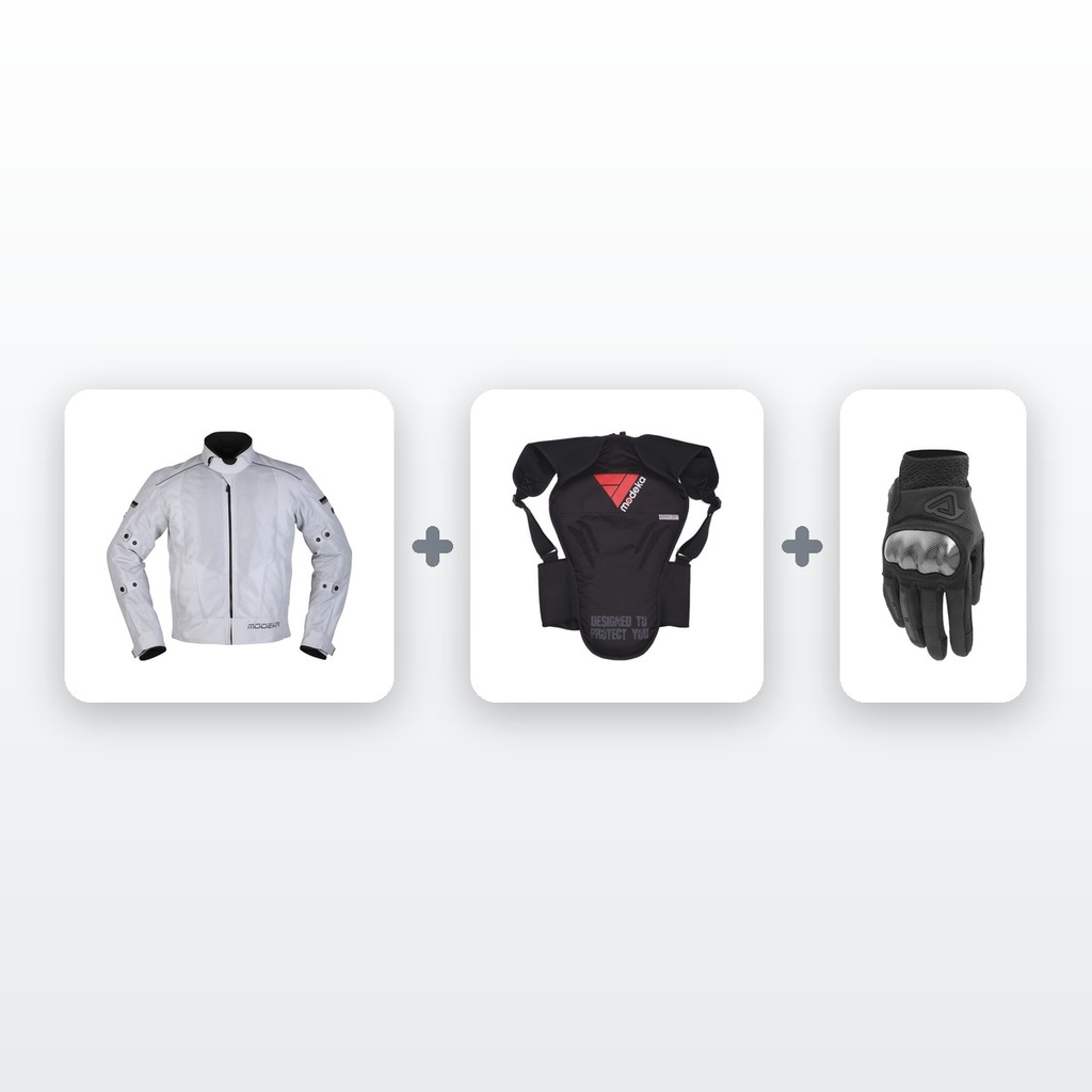 [KIT-PROTECCION] Kit Proteccion - Chaqueta + Espaldera + Guantes