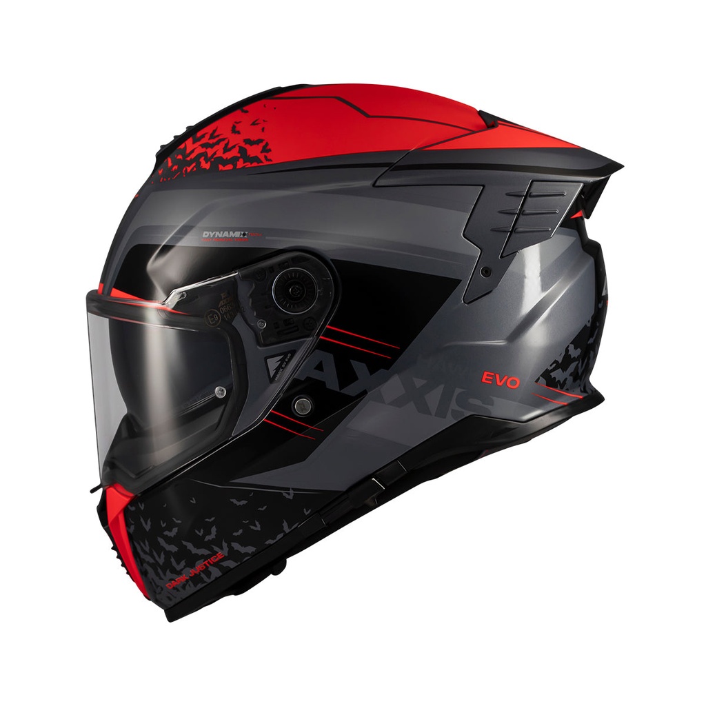 Casco Axxis FF122SV Hawk SV Evo Dark Justice C4 Mate