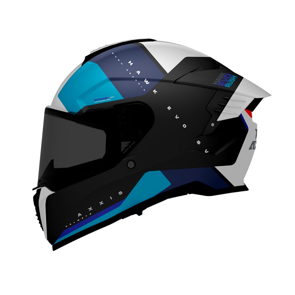Casco Axxis FF122SV Hawk Evo SV Rush B7 Brillo