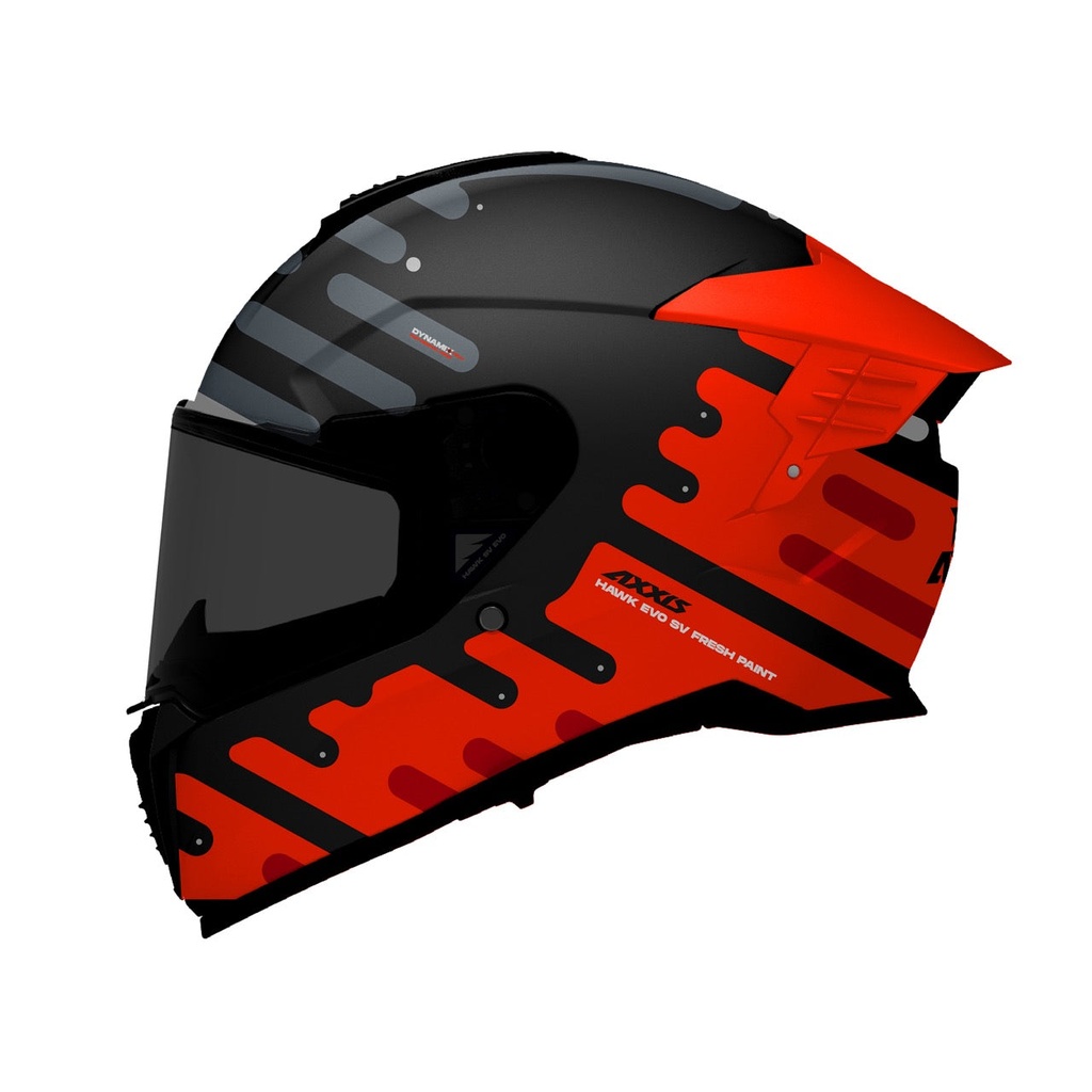 [4321C44B5203] Casco Axxis FF122SV Hawk Evo SV Freshpaint B5 Mate (XS)