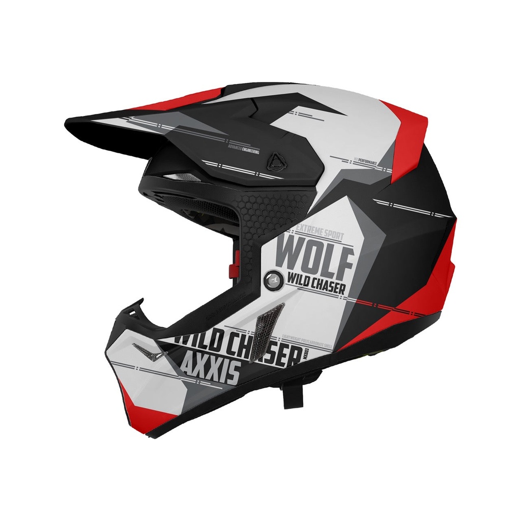 [4336C64B5203] Casco Axxis MX803B Wolf S Chaser B5 Mate (XS)