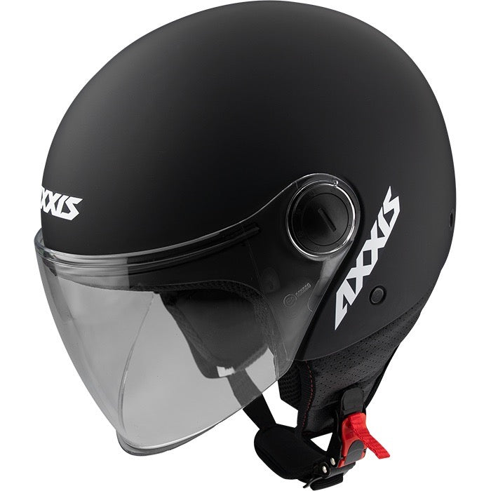 Casco Axxis OF501B Square S Solid A1 Negro Mate