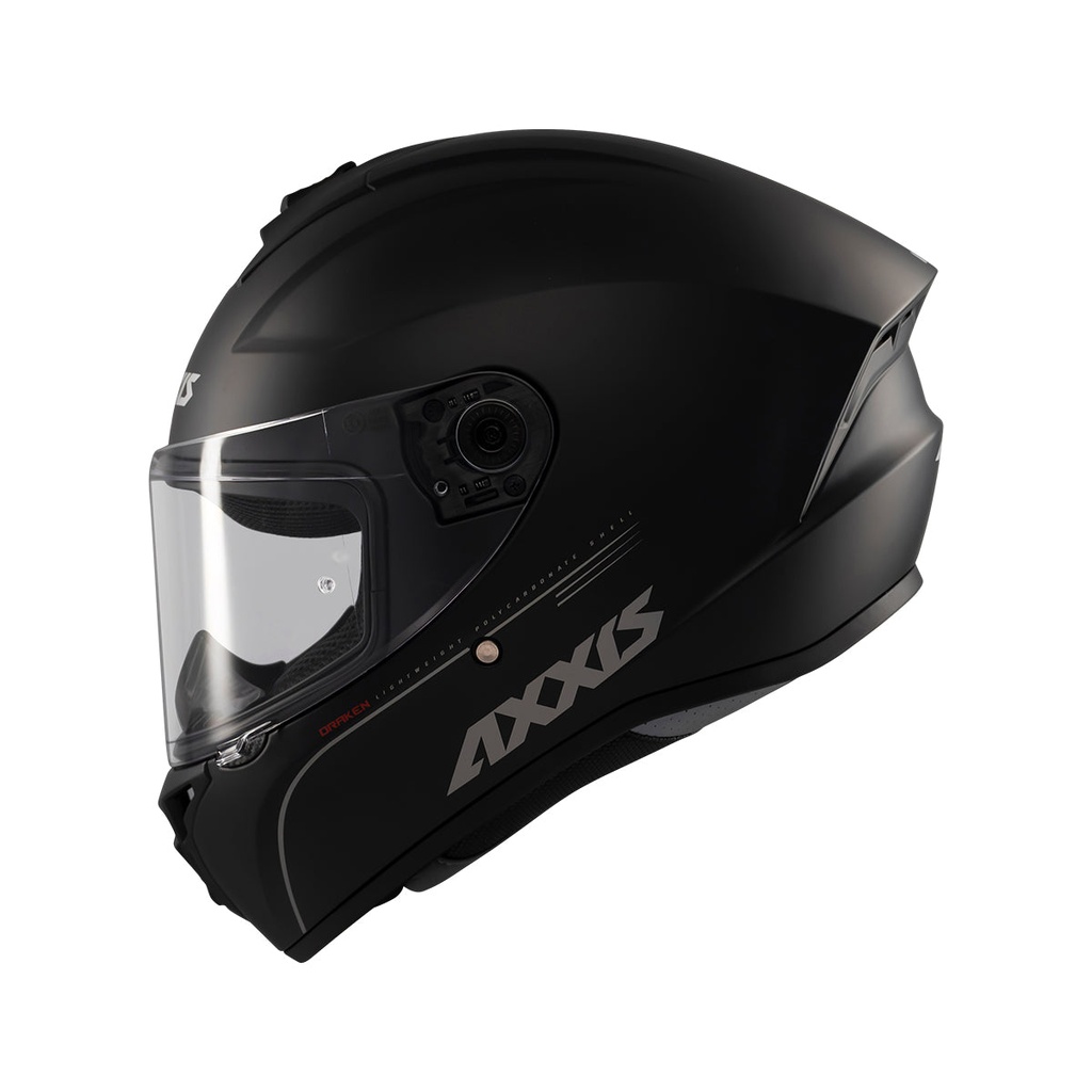 Casco Axxis FF112D Draken S Solid V.2 A11 Negro Mate