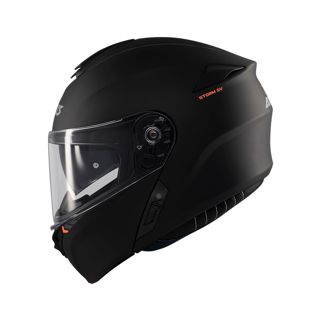 Casco Axxis FF938SV Storm S SV Solid A1 Negro Mate
