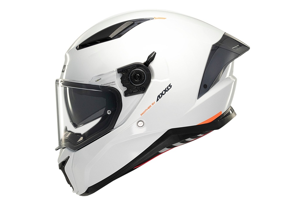 [43570000013] Casco Axxis FF130SV Panther SV Solid A0 Blanco Brillo (XS)