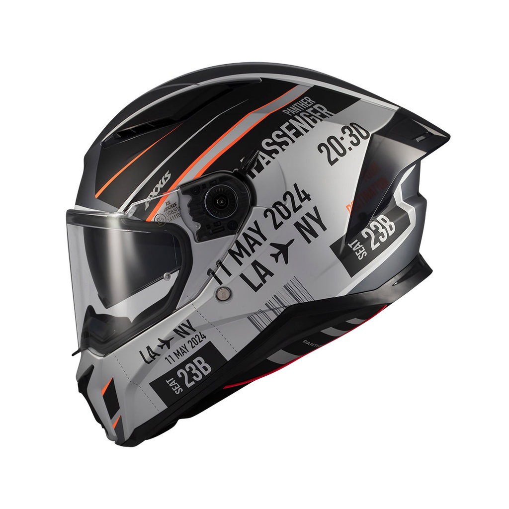 [4357C210133] Casco Axxis FF130SV Panther SV Passenger A1 Mate (XS)
