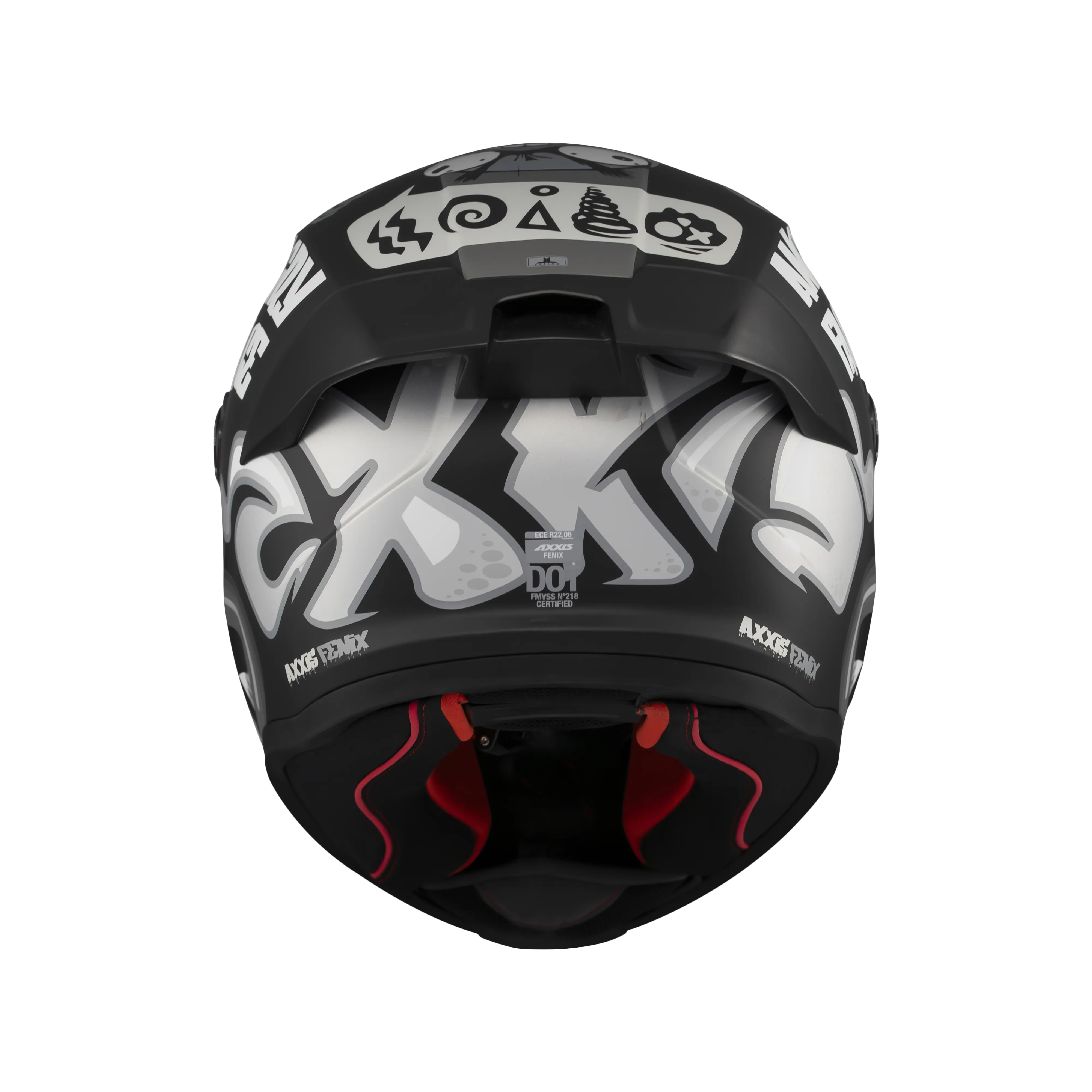 Casco Axxis FF132 Fenix Angry Face B2 Mate