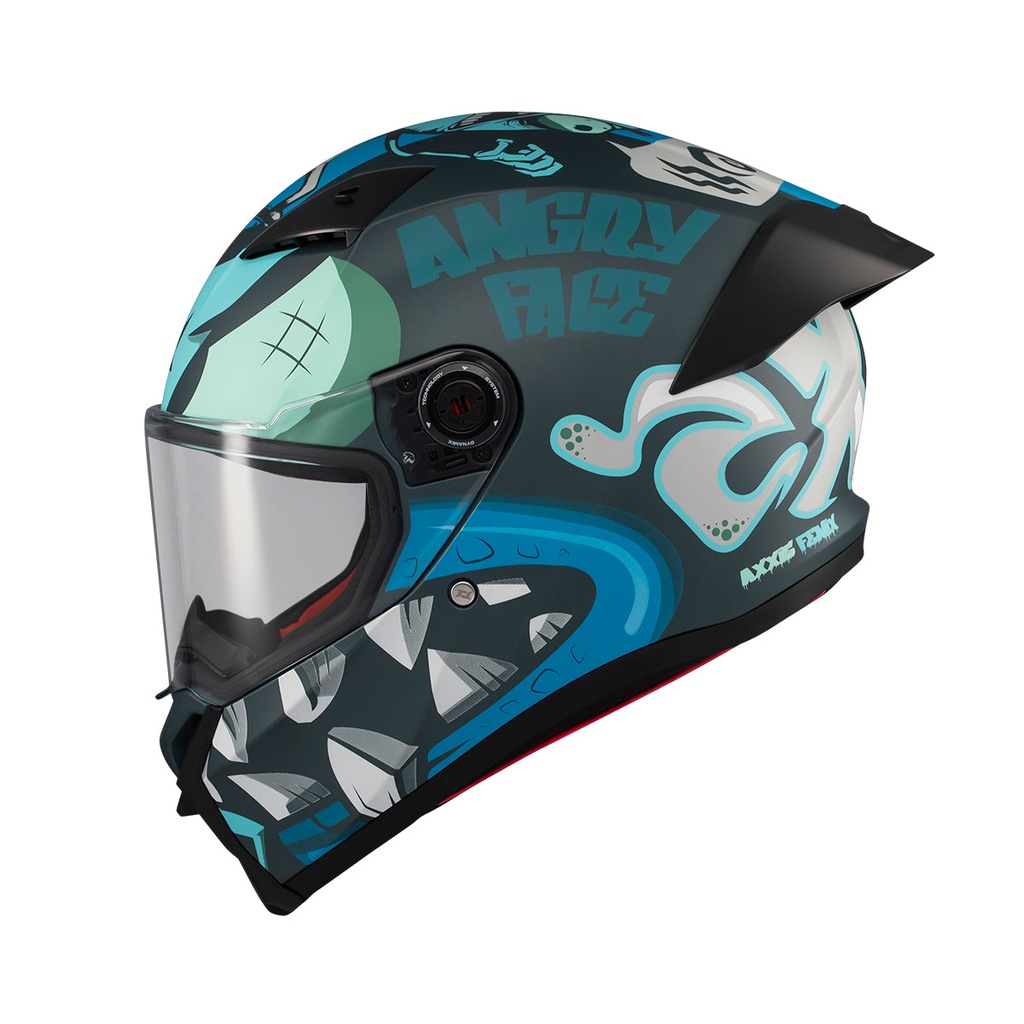 [4364C172733] Casco Axxis FF132 Fenix Angry Face C7 Mate (XS)