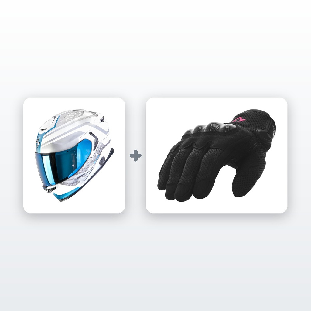 [PACK-INT_PREM-EQUIPATE] Chollo Kit Moto Casco Integral Premium: Casco + Guantes