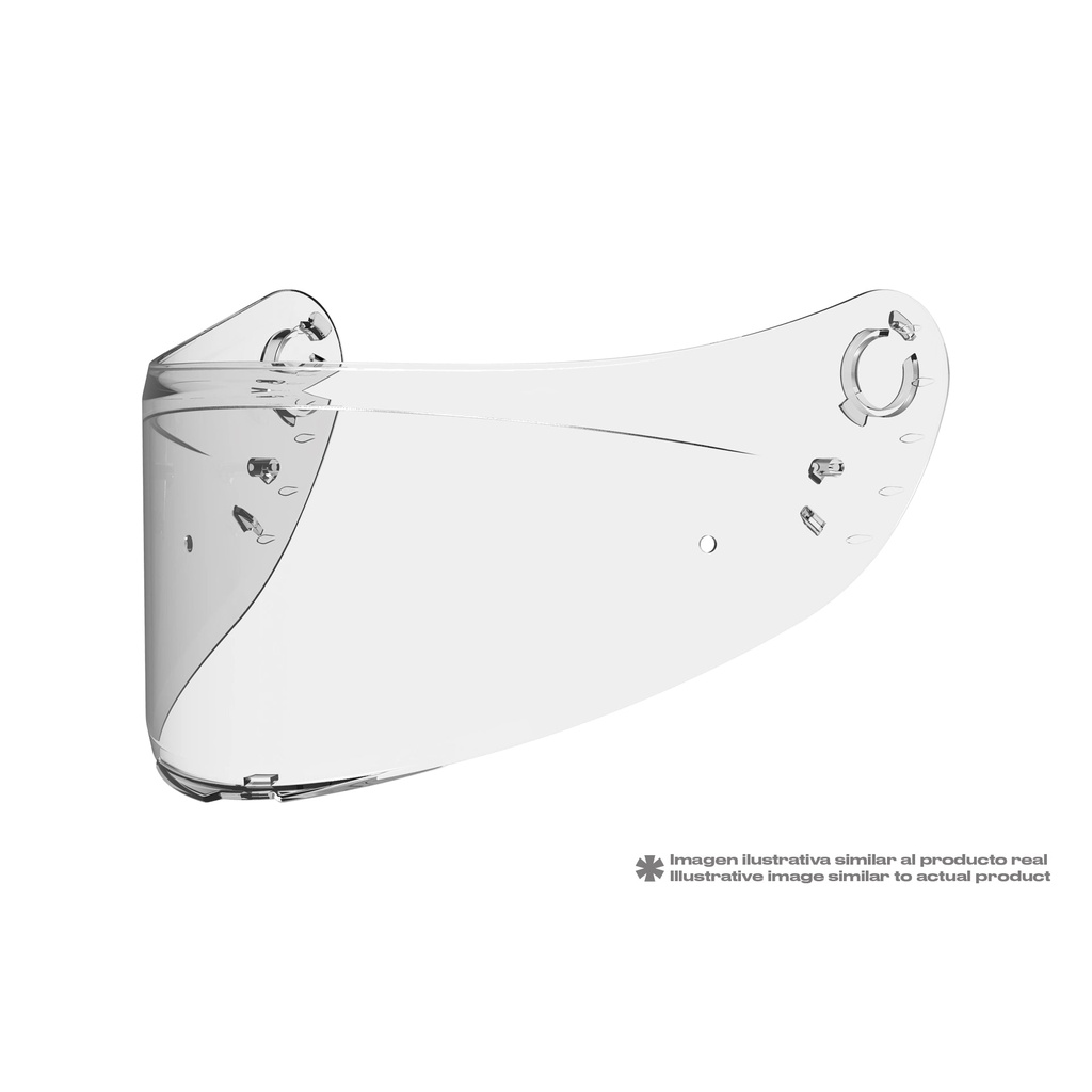 Accesorio Pantalla MT PANTALLA DOBLE TRANSPARENTE FLUX
