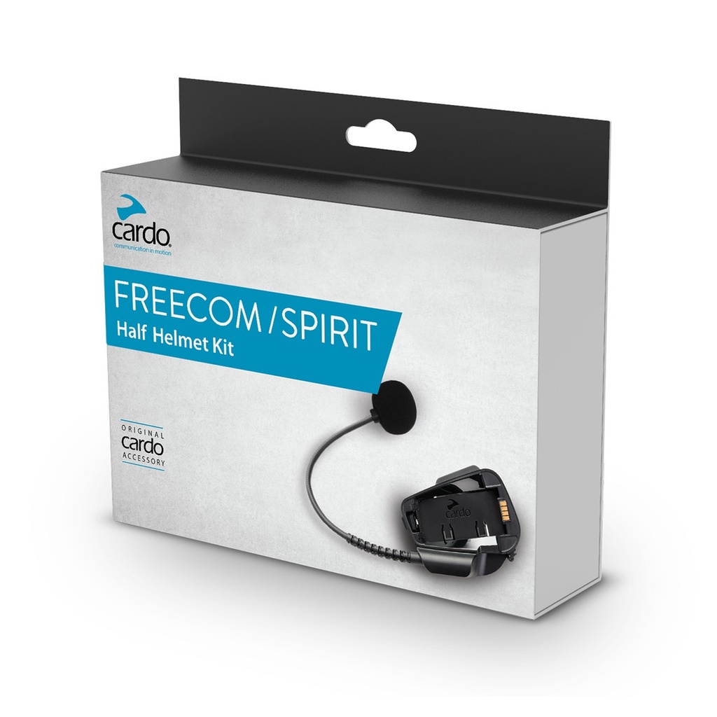 BASE DE AUDIO CON MICRO EXTERNO CARDO FREECOM / SPIRIT SERIES PARA CASCO JET