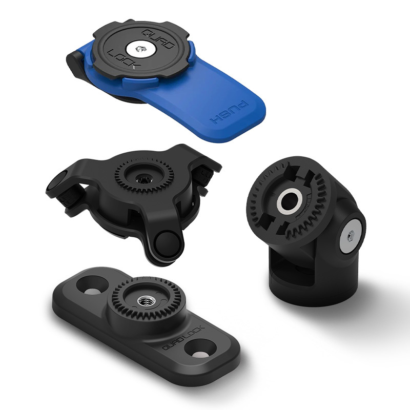 QUAD LOCK Kit de montaje scooter QUAD LOCK 360 - base/adaptador/soporte + reductor de vibraciones