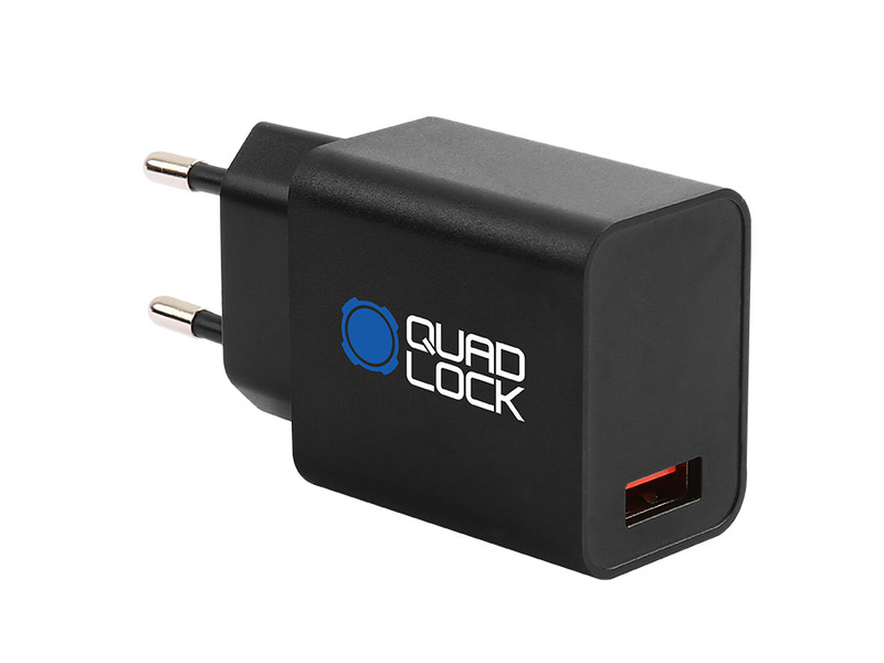 QUAD LOCK Adaptador de corriente tipo A USB estándar de la UE QUAD LOCK
