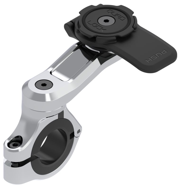 [QLM-HBR-CHR] QUAD LOCK Soporte de smartphone para manillar QUAD LOCK Pro Chrome