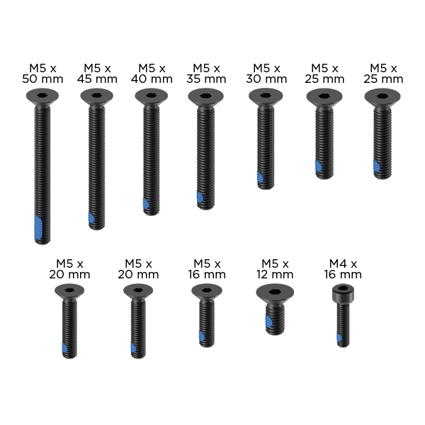 QUAD LOCK Juego de tornillos QUAD LOCK Pro 2 - negro