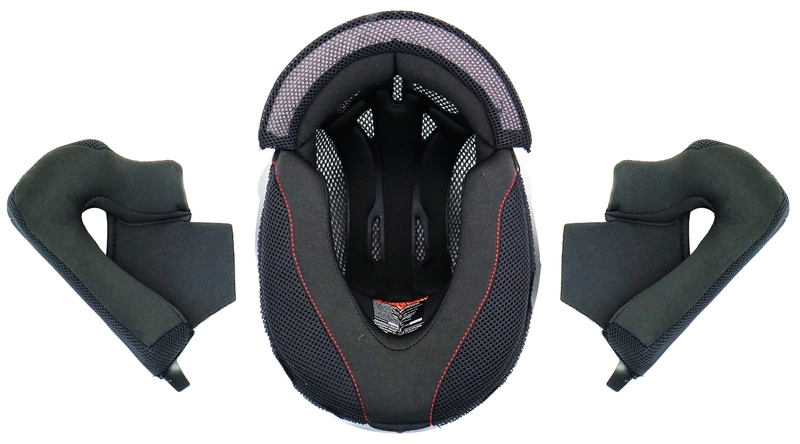 [OUTRUSH-A0200M] SENA Outrush R Set de almohadillas y forro interior Negro