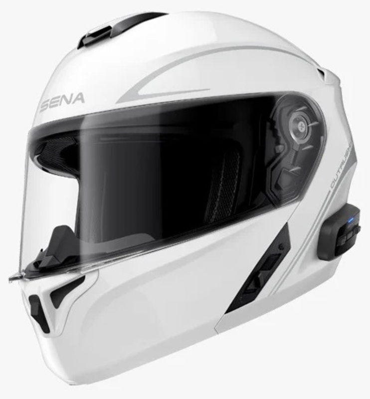 SENA Casco modular Bluetooth SENA Outrush R con sistema de comunicación integrado - Bluetooth Blanco
