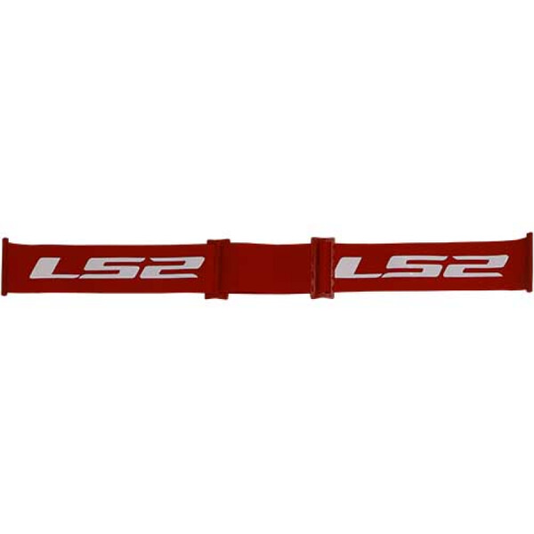 [730010STR32] LS2 AURA GOGGLE STRAP Rojo