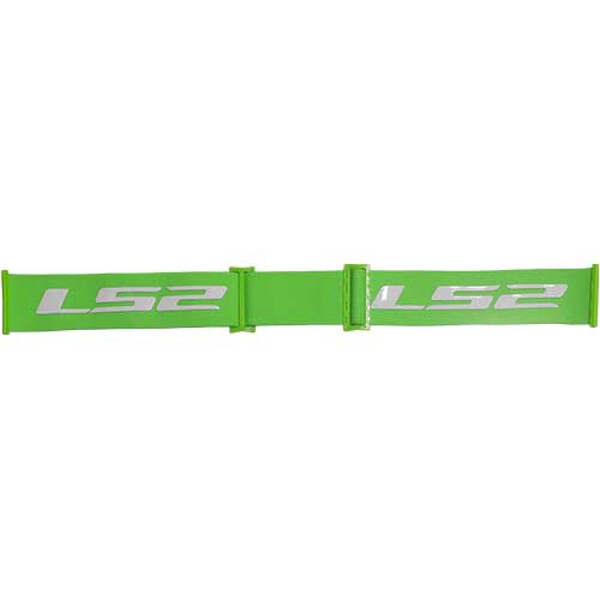 [730010STR60] LS2 AURA GOGGLE H-V STRAP Verde