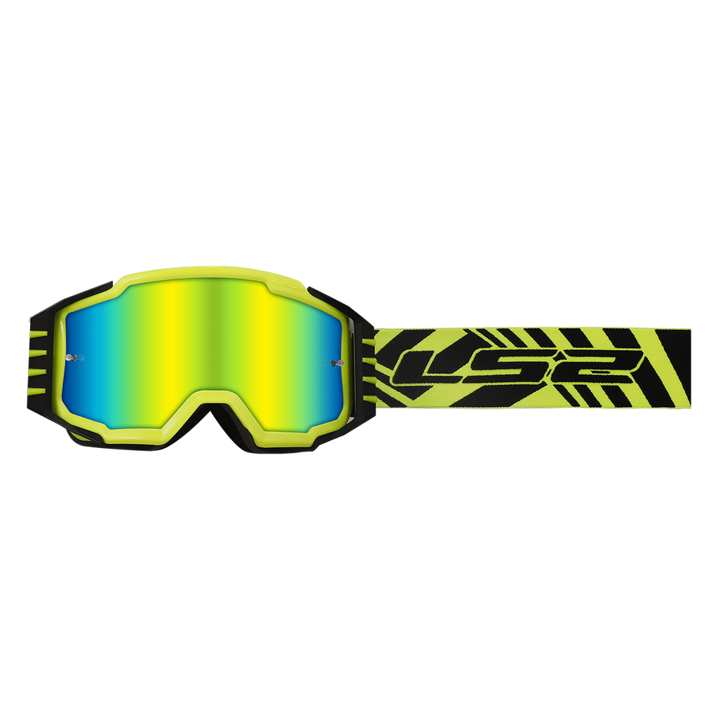 LS2 Charger Pro Kid Goggle H-v Yellow IRIDIUM Visor