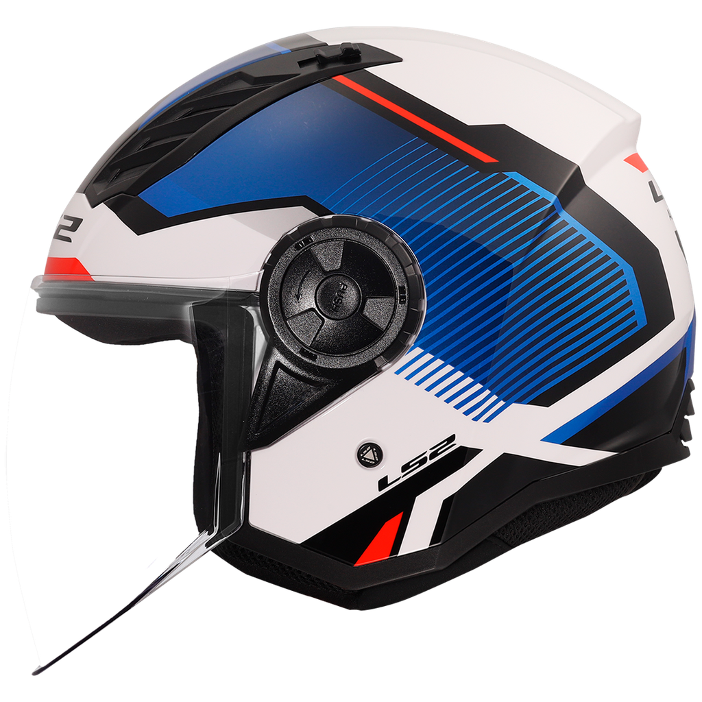 LS2 OF616 Airflow II Solar White Blue RED-06 3XL