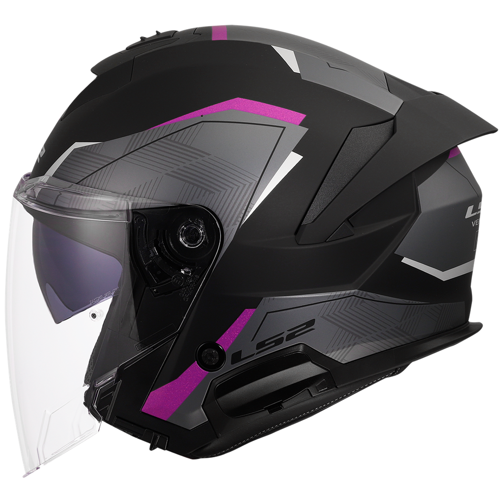 LS2 OF618 Verso II Air Black Purple 3XL