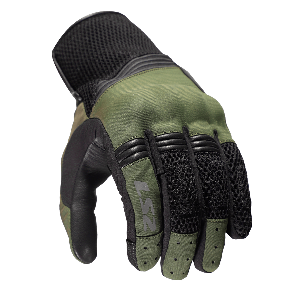 LS2 Flow Man Gloves Green 3XL