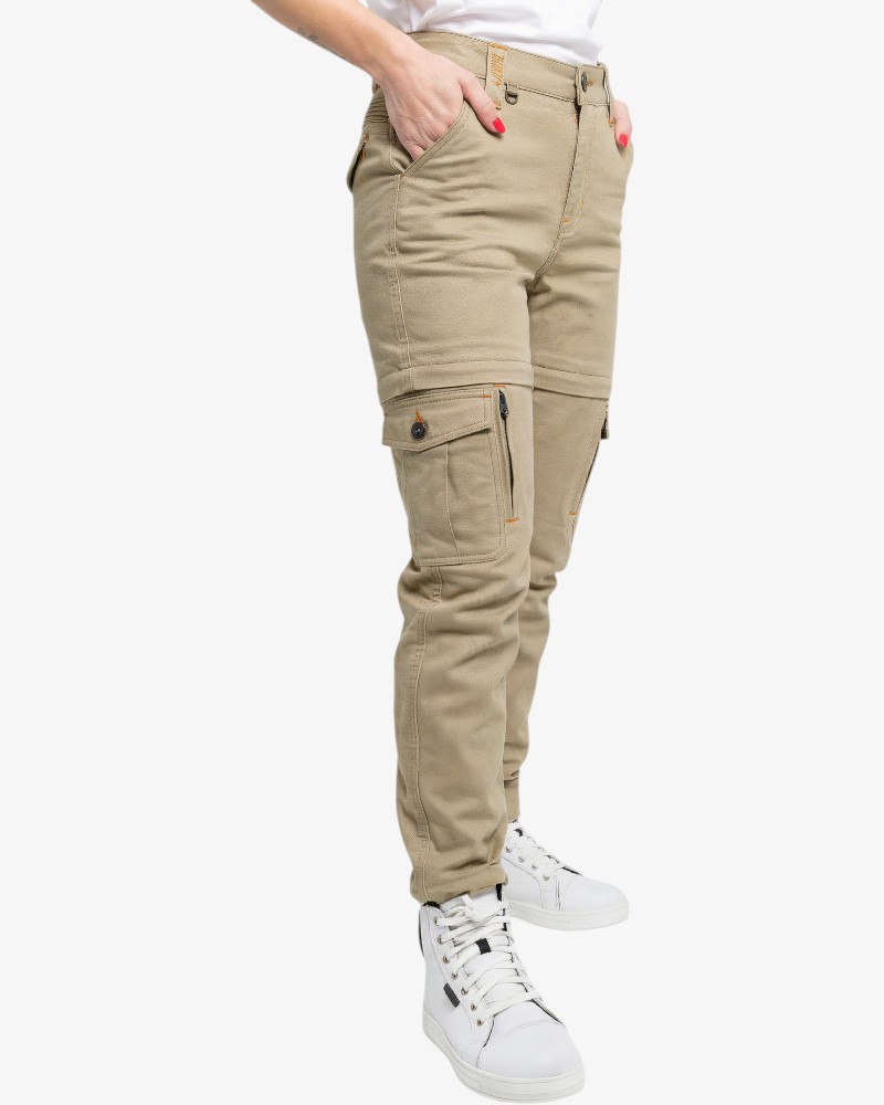 Pantalón By City Air IV Mujer Beige
