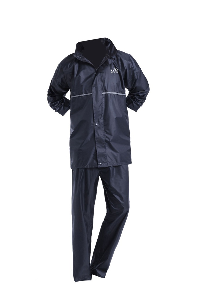 KUM Traje Impermeable Nylon 2 Piezas Negro Mod. Brun 108268