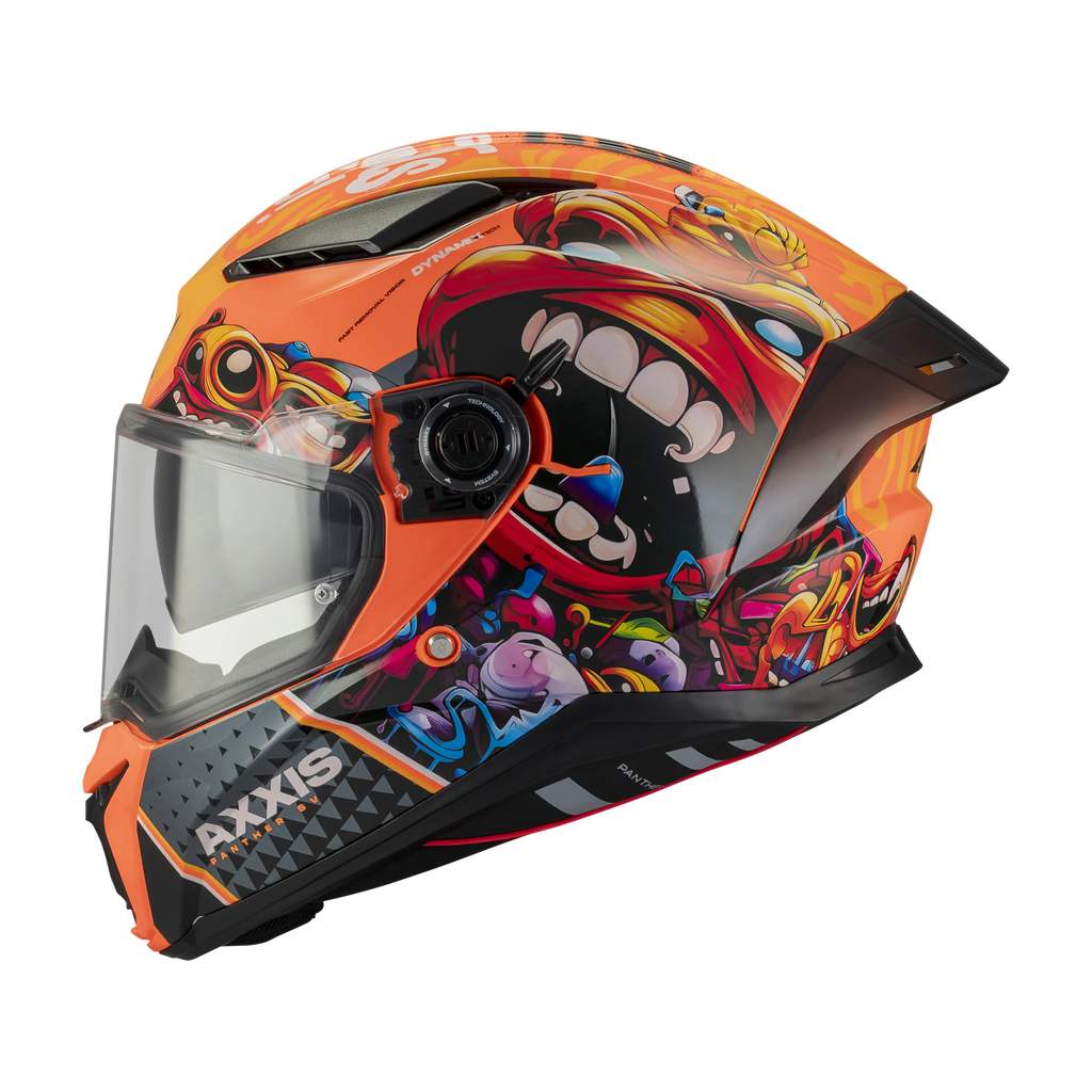 Casco Axxis FF130SV Panther SV Heads Up C4 Brillo