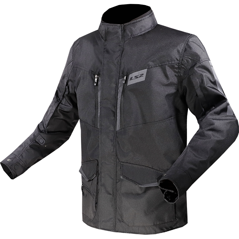 [64130W1112S] Chaqueta Moto LS2 Metropolis Evo Hombre Negro (S)
