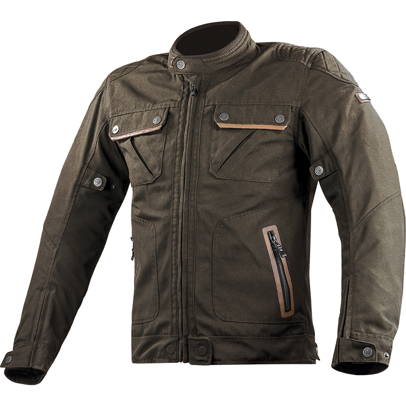 [64030C0164S] Chaqueta Moto LS2 Bullet Hombre Marrón (S)