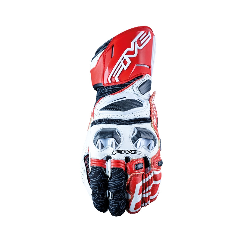 [GF5RFXRV2507] Guantes Five Rfx Race V2 Blanco / Rojo (XS)