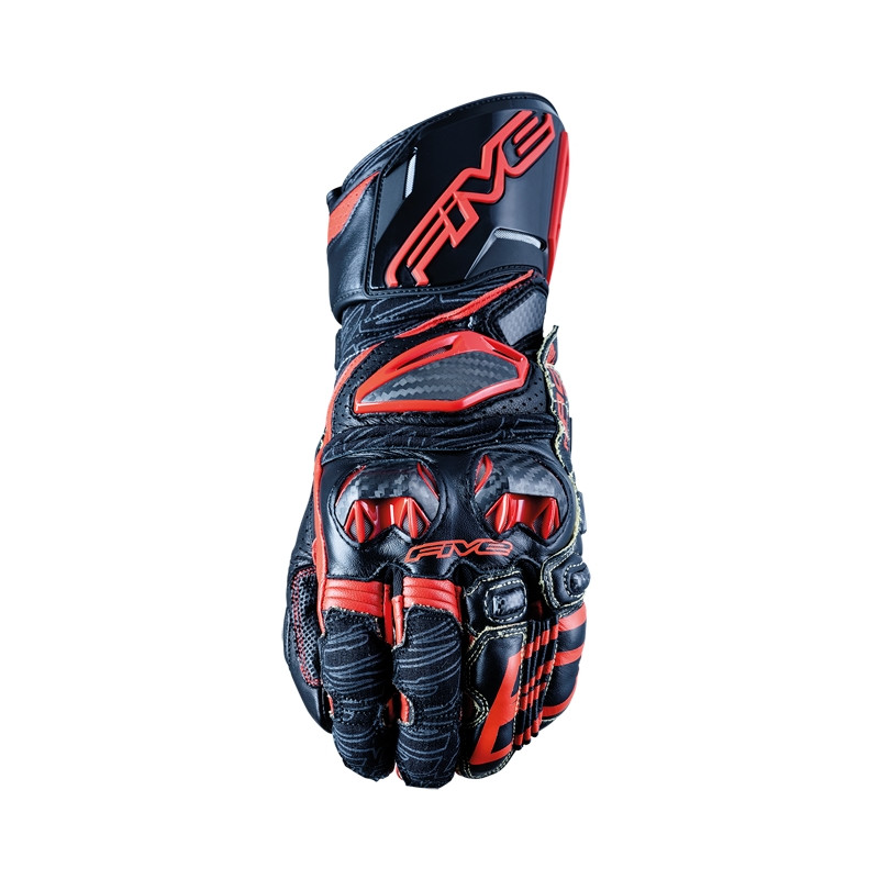 [GF5RFXRV2107] Guantes Five Rfx Race V2 Negro / Rojo (XS)