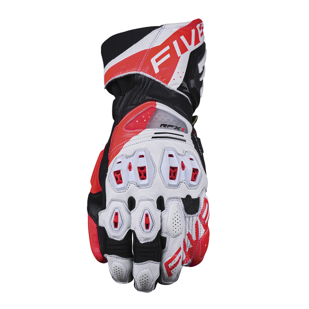 [GF5RFX1E0207] Guantes Five Rfx1 Evo Blanco / Rojo Fluor (XS)